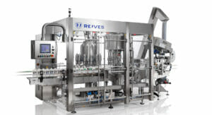 A machine made by Rejves Machinery Srl, a company recently acquired by the Marchesini Group.