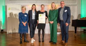 Die Delegation von Südpack freute sich über die Auszeichnung beim Umweltpreis in Baden-Württemberg