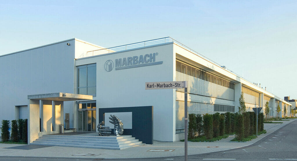 Heute sieht der Hauptsitz von Marbach so aus.