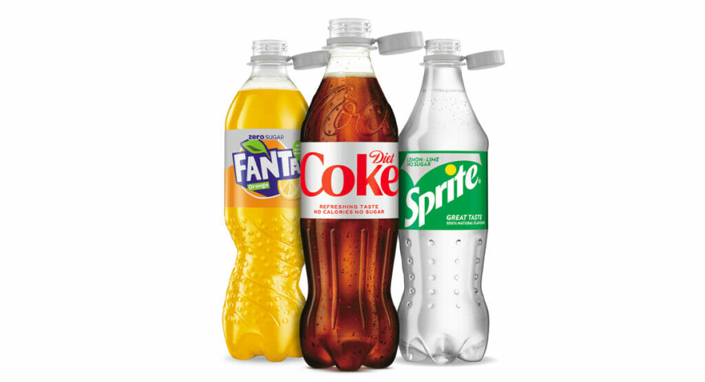Coca-Cola switched its closures to tethered caps by Berry.