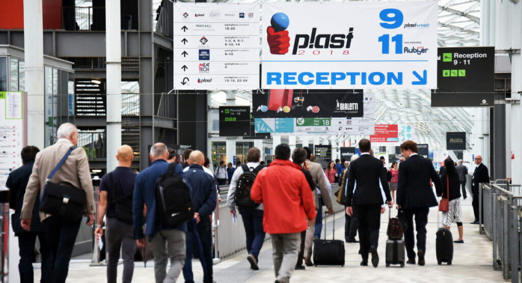 Auf der PLAST 2023 kommt die Kunststoff- und Gummiindustrie zusammen.