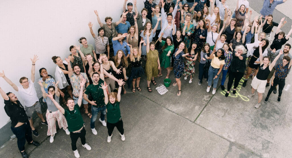 Die Community von Circular Future bei einer Veranstaltung von ProjectTogether.