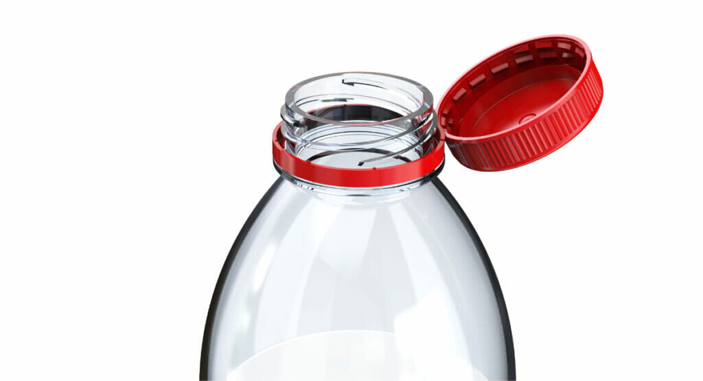 Trimas packaging tethered caps