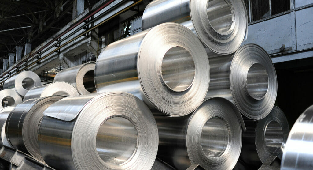 2022 ging die Aluminiumproduktion in Deutschland um 11 Prozent zurück