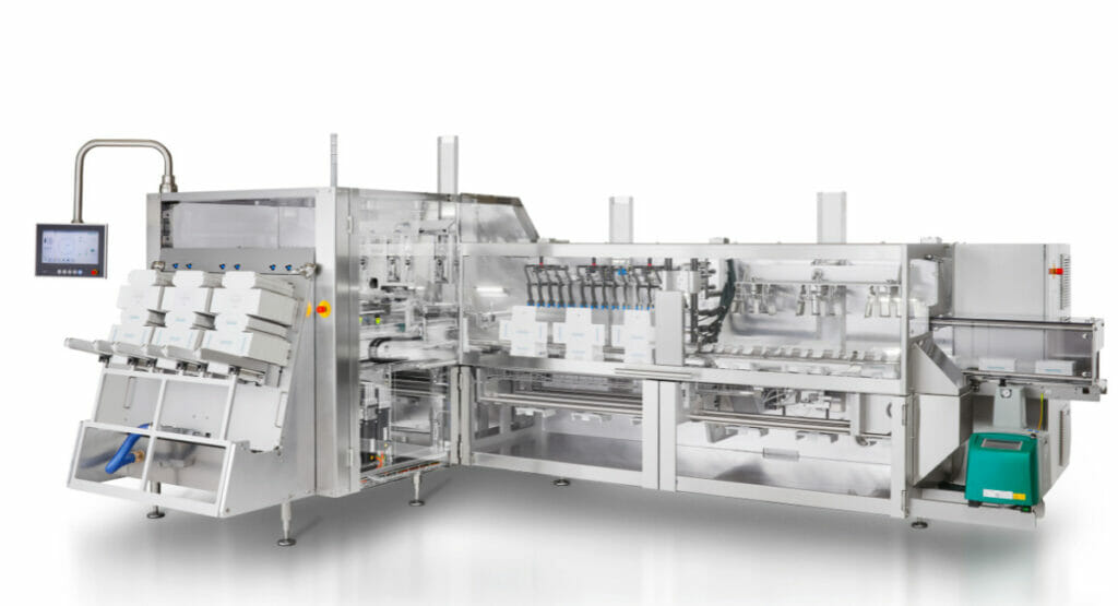 Mit den modularen Verpackungsmaschinen können Produkte erst- und zweitverpackt werden.