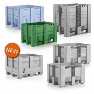 Auf der Logimat und Interpack zeigt Craemer neben der neuen Palettenbox HB3 die weiteren Boxen SB3, CB1 und CB3 sowie die CB3 High.