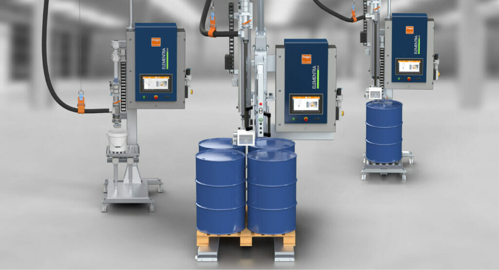 Unter anderem zeigt Feige auf der interpack die FAssfüllstation Elementra 29.