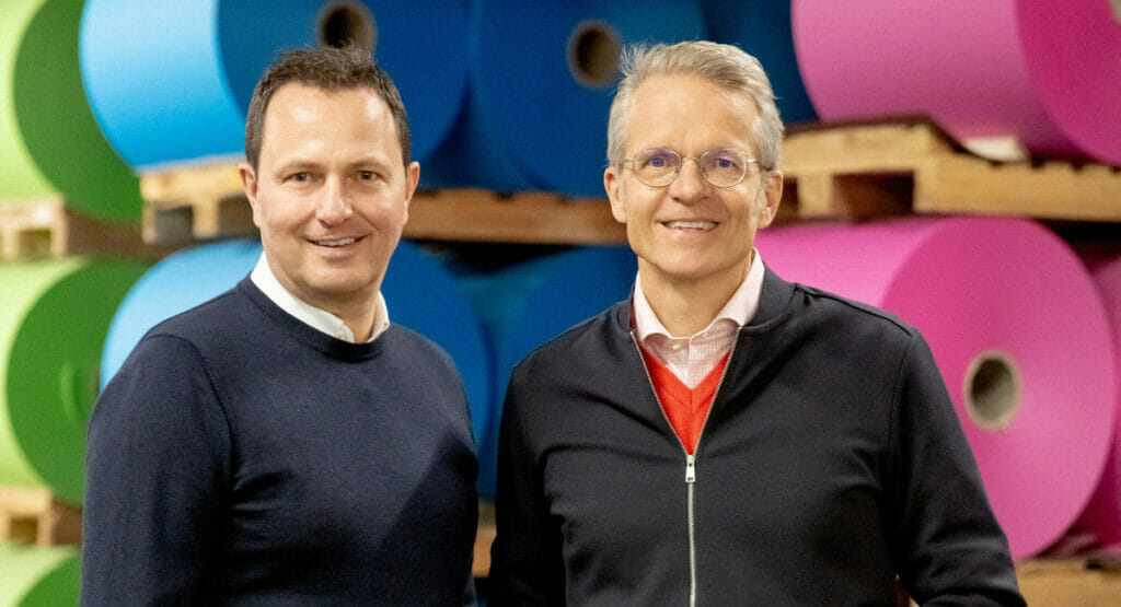 Torsten Dreke and Florian Kohler, Managing Directors at Gmund Papier