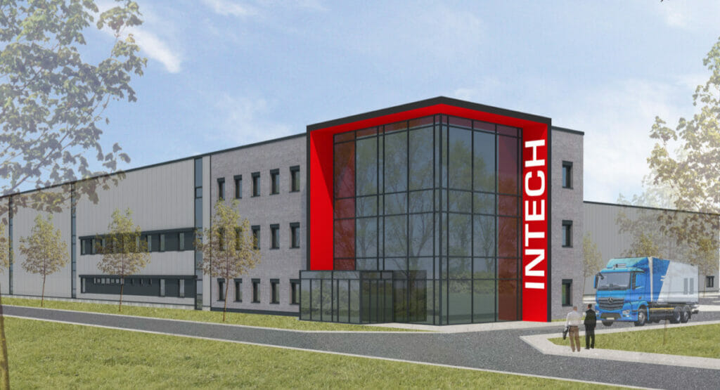 Simulation des geplanten Intech-Werks