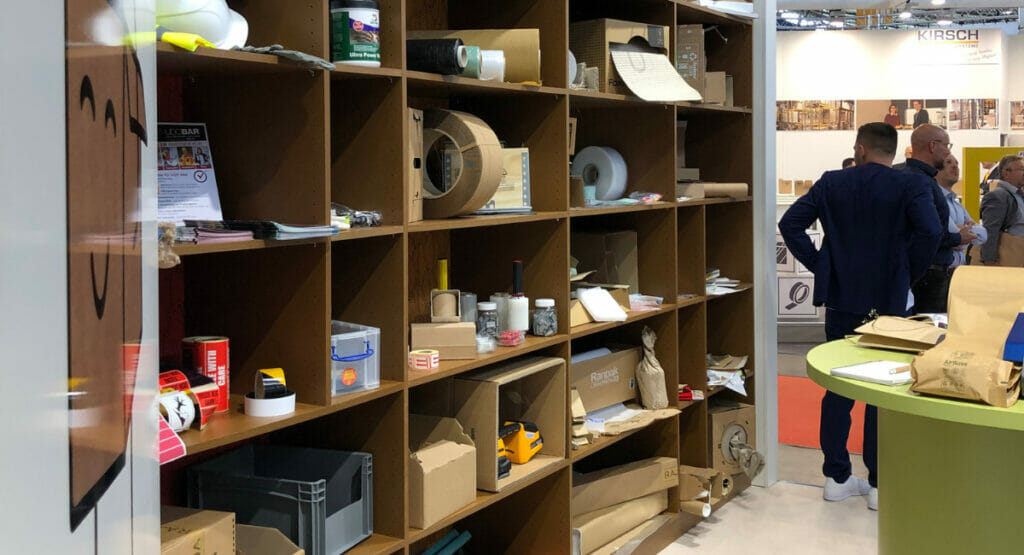 Raja auf der Logimat 2023 mit ressourcenschonenden Intralogistik Lösungen