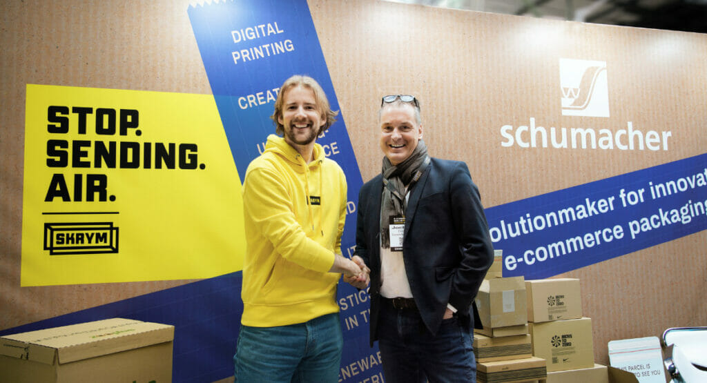 Schumacher Packaging und Skrym schließen eine strategische Partnerschaft, um Verpackungen für den Bereich E-Commerce zu verbessern und Emissionen einzusparen.