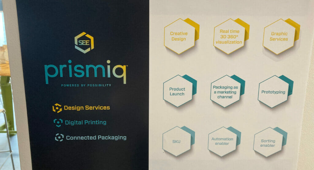 prismiq brings together three different aspects of Sealed Air's work to create a digital packaging experience.