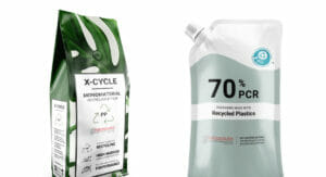 The new flexible films are recyclable and use post-connsumer-recyclates.