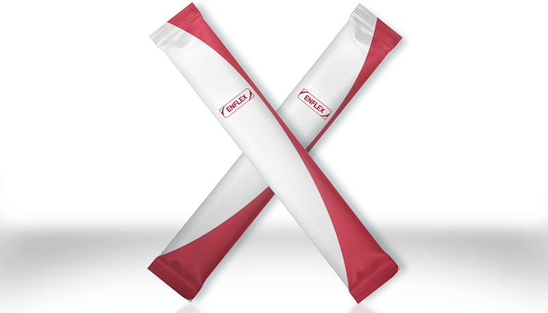 Stick packs are being used increasingly by the pharmaceutical industry, for example for liquid medicines for oral ingestion. (Image: Volpak)