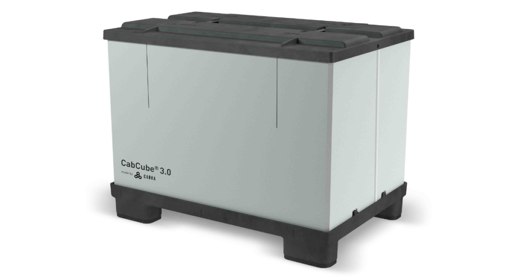 Die Transportboxen von Cabka sind langlebig und können mehrfach genutzt werden.