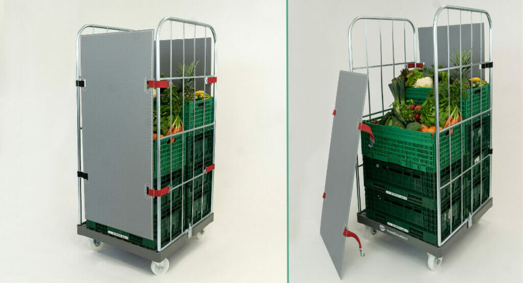 RS-Systems zeigt auf der LogiMat sowohl die Variante "Roll-Safe flexible" als auch die Variante "Roll-Safe fixed".