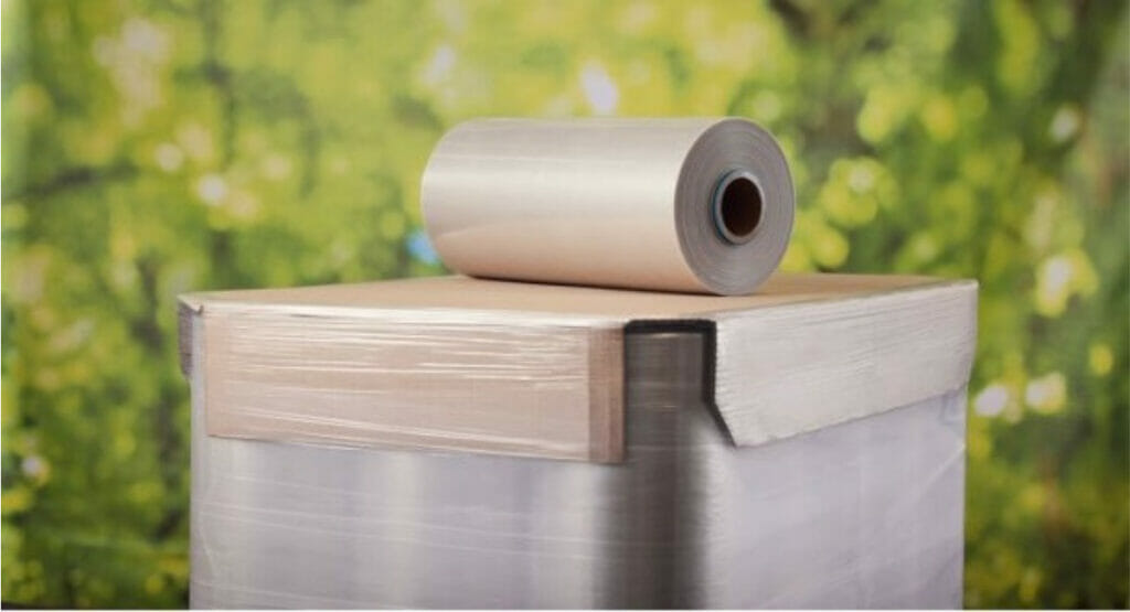 Die neue Stretchfolie besteht zu 30 Prozent aus PCR