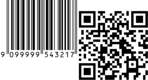 Strichcode und Qr-Code