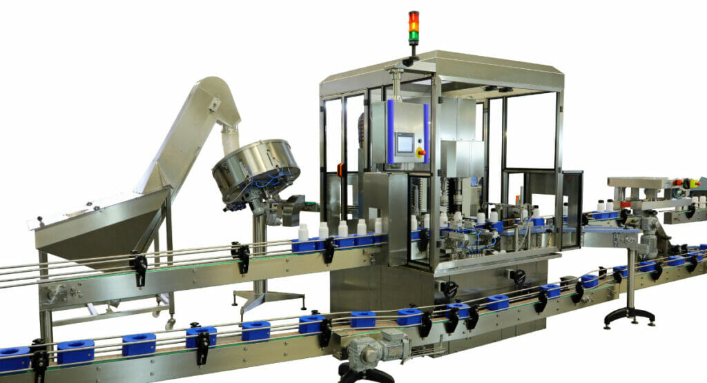 Mit dem modularen Aufbau des Verschließroboters können mehrere zusammengeschaltet werden.