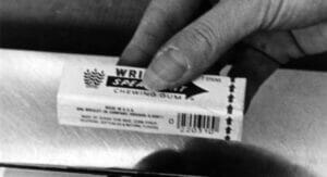 1974 wurde zum ersten Mal ein Strichcode an einer Kasse gescannt.