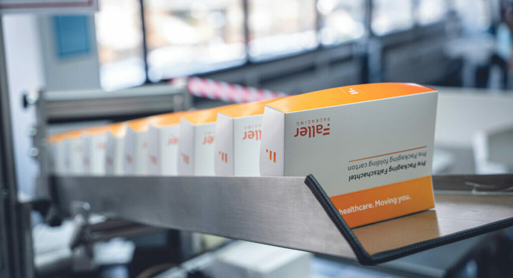 Faller Packaging und Schubert-Pharma verpacken Biopharmazeutika