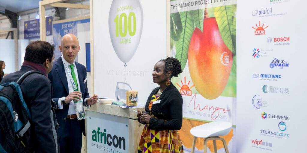 Im Rahmen der Save Food Initiative stellen Unternehmen Innovations gegen Lebensmittelverschwendung vor.