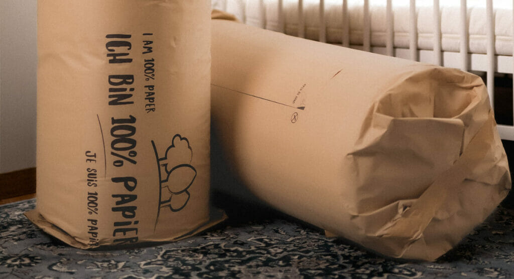 Mondi Rollenverpackung für Matratzen aus Kraftpapier