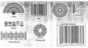 Aus einer Auswahl an unterschiedlichen Designs fiel die Wahl auf den Barcode, wie wir ihn heute kennen.