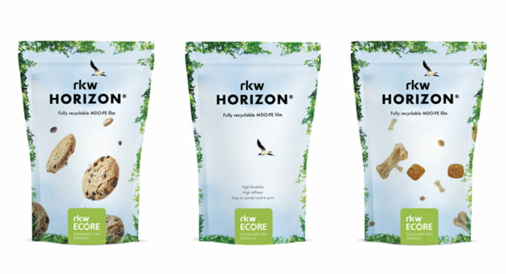 Die mono-axial gestreckten PE Folien von RKW kommen dem Wunsch nach nachhaltigen Verpackungslösungen nach.