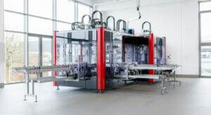 Schlanker Grundriss für die neue Endverpackungsmaschine 434.