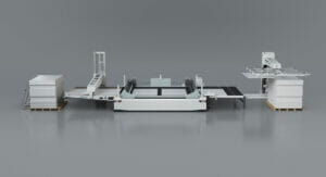Zünd Cutter und board Handling System