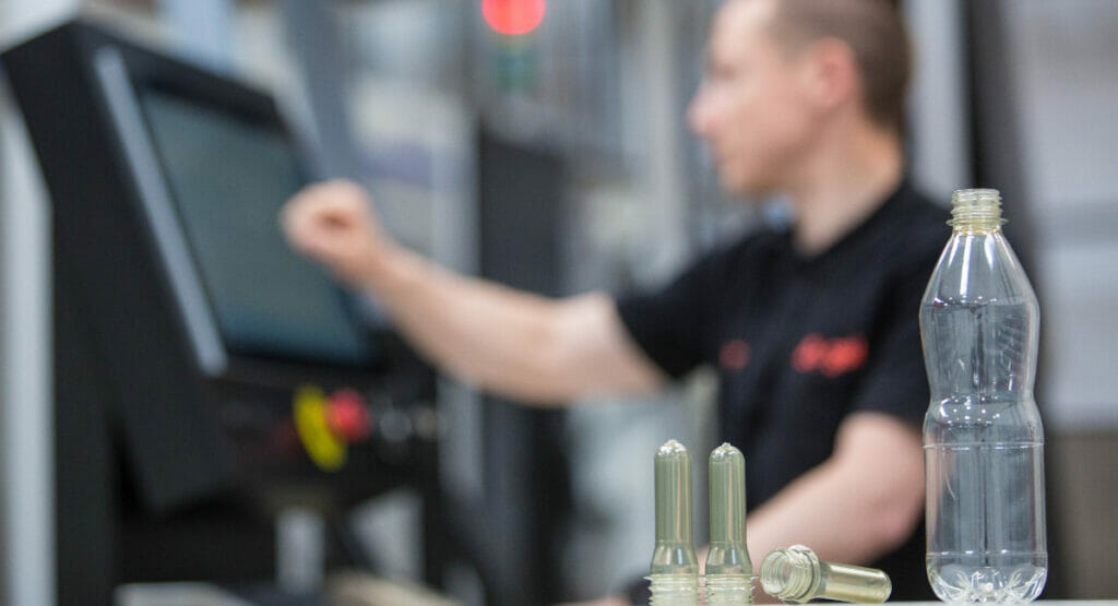 Sidel rPET in der Flaschenherstellung