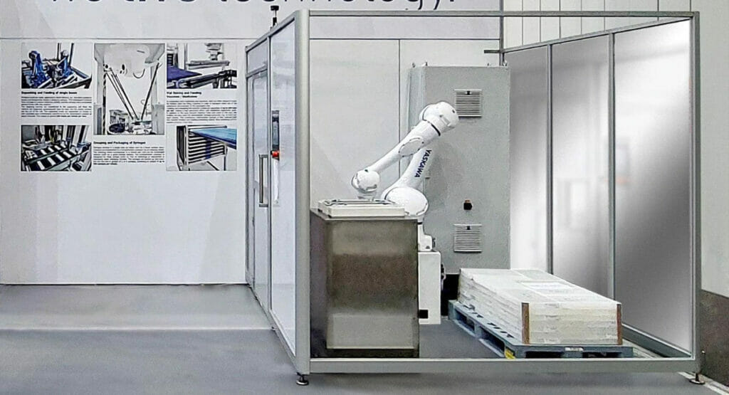 Goldfuß engineering und Yaskawa haben eine Lösung für die Automatisierung mit Vials gefunden