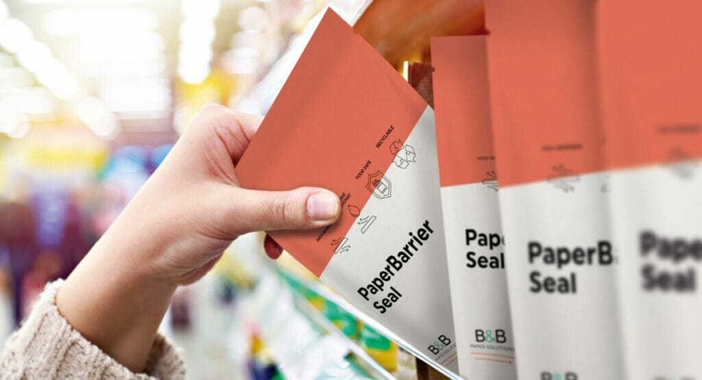 Coveris Gruppe ist für ihr Produkt PaperBarrier Seal beim Fair-Inno-Pack-Wettbewerb der Schweizer Emmi Group ausgezeichnet worden