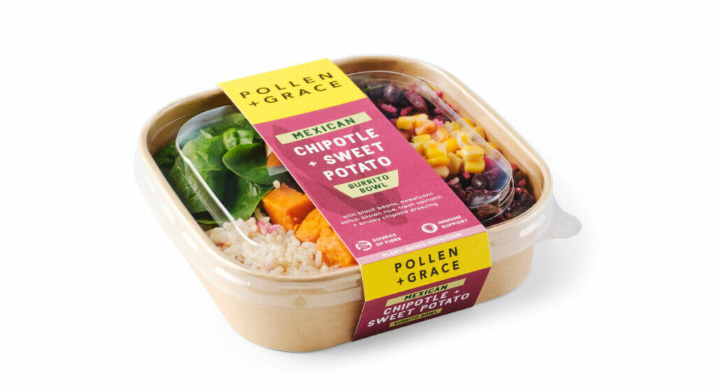 coveris pollen+grace salatverpackung