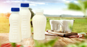Envases labelfreie Joghurtdrink-Flasche