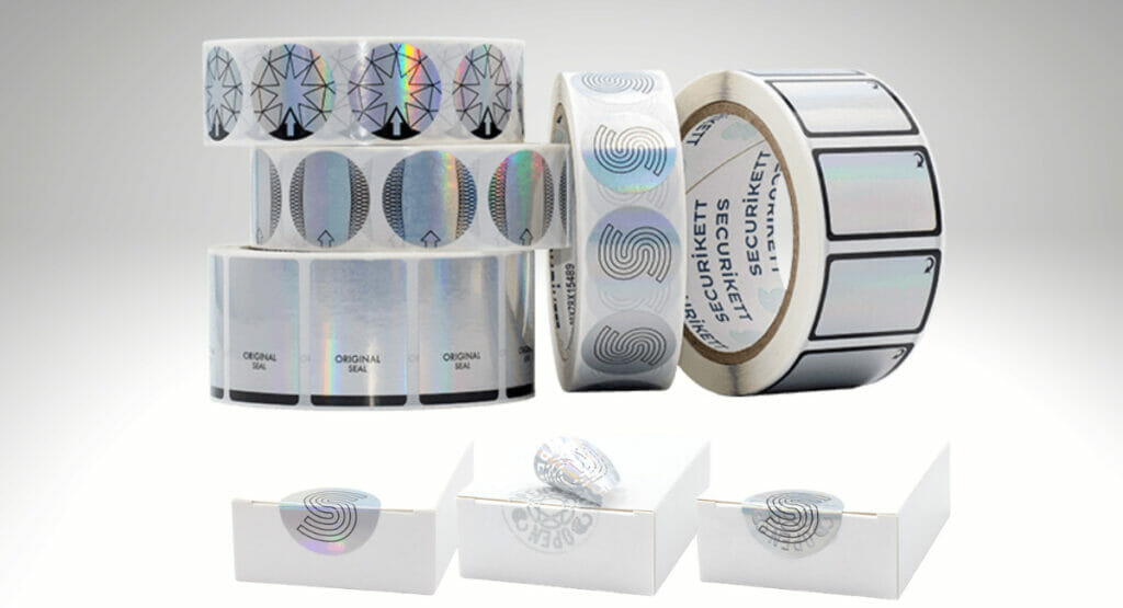 Die hochwertigen Etiketten eignen sich besonders für Luxusprodukte