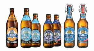 Gernep versieht das Flaschensortiment der Brauerei Faust mit je drei Etiketten