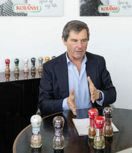 „Wir sehen uns als Innovationsführer und investieren fortlaufend in Produkte und Technologien,“ so Erwin Kotányi, CEO des gleichnamigen Unternehmens.