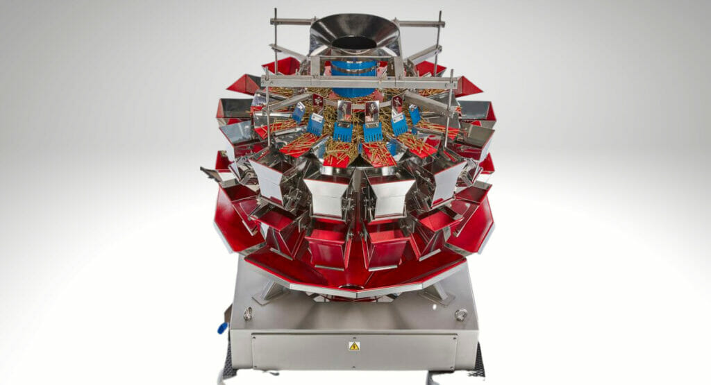 Die neue Mehrkopfwaage CCW RVE von Ishida für Eisenwaren