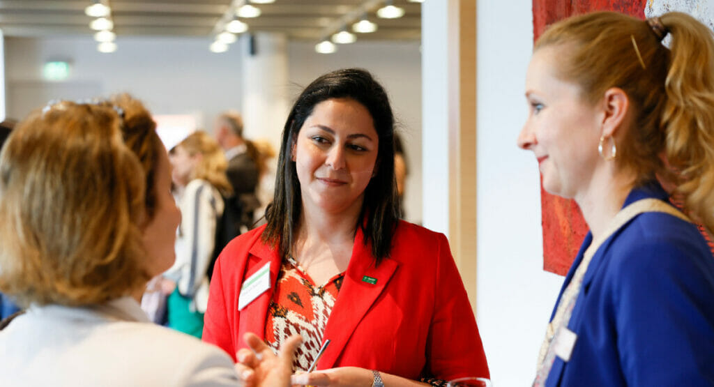Afsaneh Nabifar, BASF, at the interpack Women in Packaging event.