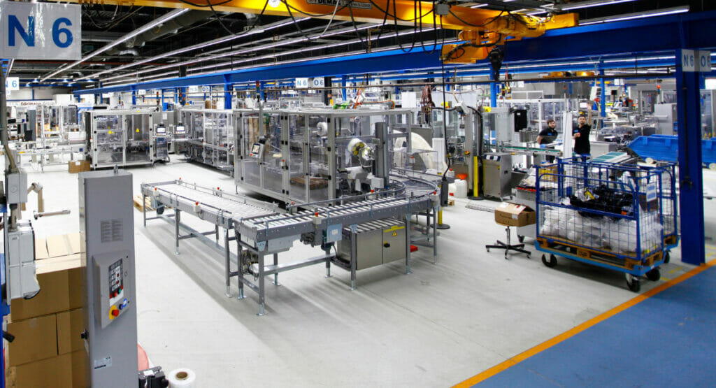 Modern cycle assembly (this is how IWK Packaging Systems produces today).