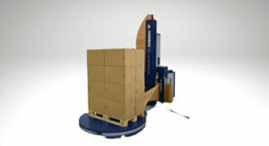 The new solution from Mondi and Robopac packs pallets