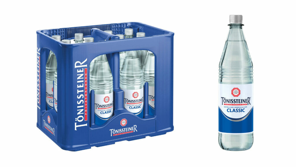 ALPLA und TÖNISSTEINER haben eine PET-Mehrwegflasche aus 100 Prozent Post-Consumer-Recyclingmaterial entwickelt.