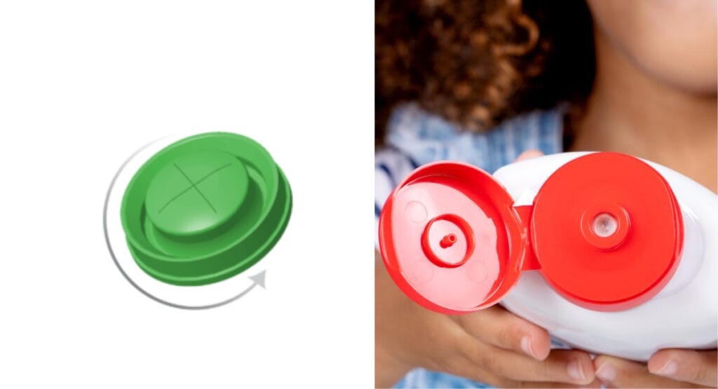 SimplyCycle von Aptar ist ein Ventil zur sauberen Produktausgabe in Dosierverschlüssen