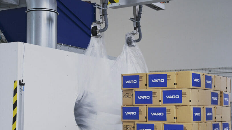 Das Defolierungssystem von Varo ist patentiert und hilft bei der Automatisierung.