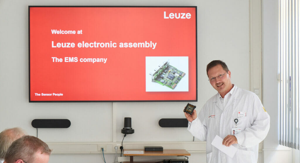 Plant manager Georg Denkinger gave an insight into the highly automated work in Understation.