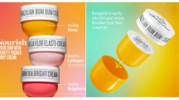 Farbenfroh und nachhaltig – mit diesem Mix überzeugt die Nachfüllverpackung von Brazilian Bum Bum Cream.