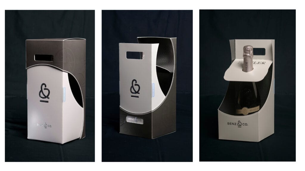 metsä board sektkühler aus karton