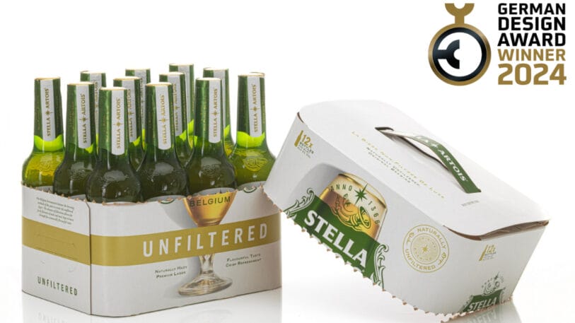 Mit der Kartonverpackung für die Biermarke Stella Artois konnte Karl Knauer überzeugen
